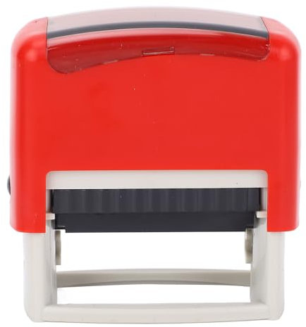 Einstellbarer Selbstinfking -Stempel, Self -Inking -Datum Stempel Benutzerdefinierter Datumsnummer -Buchstaben Symbol Automatisch Pressen Sie Rot mit 2 Vorlagen für Büros Schulen