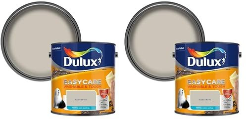 Dulux Easycare Washable & Tough Matt Emulsion Paint - Knotted Twine - 2.5L (Pack of 2)