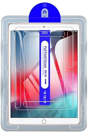 Kepuch Verre Trempé Protecteur d'écran pour iPad Air 3 2019 10.5, avec Outil D'alignement Automatique