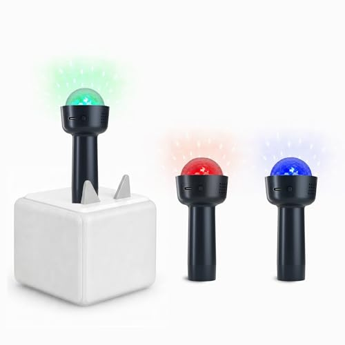 Funkelfreund™ – LED Licht für die Toniebox musikgesteuert | Kinderdisco & Nachtlicht | Kompatibel mit Toniebox 1 & 2 | Kabellos, Magnetisch, Ohne App | für Kinder ab 3 (3X Kinder-Diskolicht)