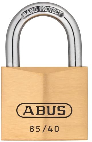 Abus - 65IB/40 40mm Messing Vorhängeschloss Edelstahl Schäkel - ABU65IB40