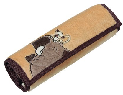 Nici 33071 - Stiftemäppchen zum Rollen Elefant und AFFE Plüsch 26x19,5 cm