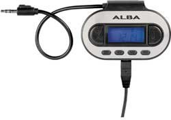Alba FM Transmitter, 2.4 GHz Radio Frequency, AUX, Corded Electric, 4 Channels, LED Display and Preset Functionality
