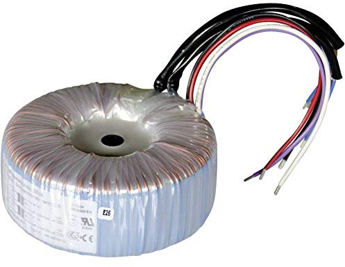 Sedlbauer 825061 Polytronik Premium Ringkerntransformator 500 VA - Eingang 2 x 115 V - Ausgang 2 x 115 V, 230 V - 2 x 2,18 A