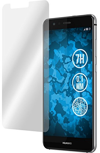 PhoneNatic 4er-Pack Displayschutzfolien Fiber-Glas klar kompatibel mit Huawei P10 Lite