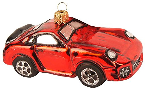 Impuls Christbaumschmuck Figuren Glas Transport Fahrzeuge Auto Toy-car 9cm