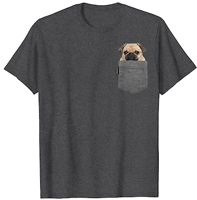Hund in der Tasche TShirt MOPS Shirt T-Shirt