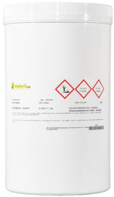Makeit Lab - Ossido di Zinco in Polvere 1 kg, Esente da OGM e Non Testato su Animali - Made in Italy