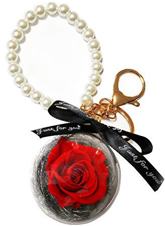 Exporee Ewige Rose Handgemachte Konservierte Rose Geschenkbox Nie verwelkte Rosen Ewige Blume für Liebhaber Geschenk für Sie Am Valentinstag Muttertag Geburtstag oder Weihnachten