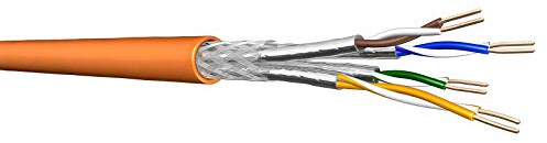 Draka Verlegekabel UC900 SS23 Cat 7, S/FTP, PiMF, orange, 100m Ring