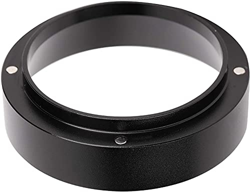 CENPEK Espresso-Dosiertrichter, Aluminium-Kaffeedosierring mit magnetischem Ersatz für Espressomaschine (58 mm)