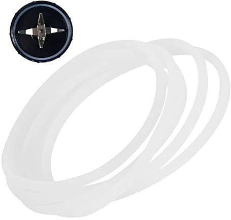 3/6 Pièces Joints de Rechange Bague en Caoutchouc Bagues d'étanchéité Joints Partie pour Magic Bullet Plat Croix Lame Accessoires Blender(6 MORCEAUX), Bague de Joint en Caoutchouc,