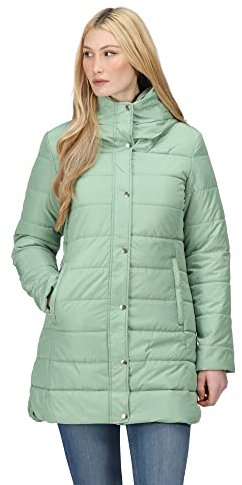 Regatta Femme Pamelina Baffled Quilted Jackets, Basil, M EU