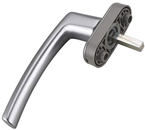 Genérico Herrajes para Ventana Asa for Colgar de Aluminio y Puertas de Madera y Ventanas (Color : Silver, Size : Left)