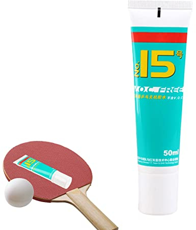 JYFanse Pegamento de tenis de mesa para goma | Pegamento profesional para tenis de mesa de 50 ml - Pegamento de goma para raquetas de -pong, perfecto para bricolaje, raquetas de -pong