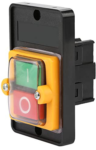 Pulsadores Interruptor Nivel Agua Interruptor Hormigonera Pulsador Exterior Estanco,AC220V/380V 10A Interruptor de Botón de Encendido/apagado a Prueba de Agua Botón de Presión