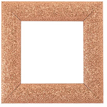 ElekTek Decorative Switch Surround Frame Cover Finger Plate Milano Sparkle Rose Gold Sparkle
