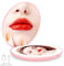 wobsion Miroir Compact de Voyage, Miroir Compact Rechargeable Grossissant 1x/10x avec 26 Lumières, Petit Miroir de Maquillage de Voyage Ajustable pour Sac à Main, Cadeaux pour Filles-Rose
