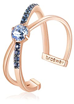 Brosway Anello Donna in Ottone e Cristalli | Collezione Affinity - BFF128A