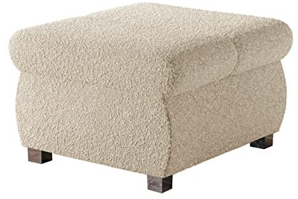 Mirjan24 Polsterhocker Bangkok klein, Sitzbank 60x60x39 cm, Hocker Sitzhocker Modern Pouf Fußbank Sitzmöbel (Abriamo 03)