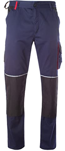 Herren Profi Arbeitshose Bundhose praktische Taschen Arbeitshose Navy (as3, Numeric, Numeric_52, Numeric_54, Regular, Regular)