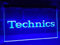 AALINE Technics Dj Neon Sign Turntables Dj Neon Light Music Dj Led Neon Light Sign Records Turntable DJ Neon Signs Bar Dj Light up Sign Music Bar Neon Signs with Dimmable Switch,Blue,15.7x11.8