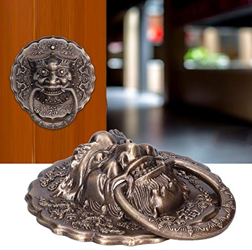 Cyrank Löwen-Türklopfer, Türklopfer Für Haustür, Messing-Türklopfer, Antik-Bronze, Löwenkopf-Türklopfer, Griff, Türzubehör, Heimdekoration