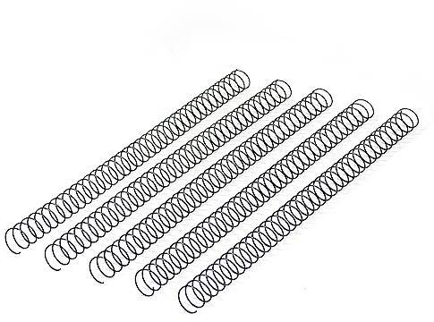 RAYSON Reliure à Spirale Métallique, 130 Feuilles, 3:1, Lot de 50 | Compatible avec toutes les relieuses 34 trous. Idéal pour rapports, présentations et documents