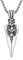 MEDWISE Drachen Halskette 925 Sterling Silber Kette Drachen Herren Pfeilspitze Kette Keltisches Anhänger Amulett Schmuck für Herren Männer Jungen Damen Geschenke 20+2'' Edelstahlkette