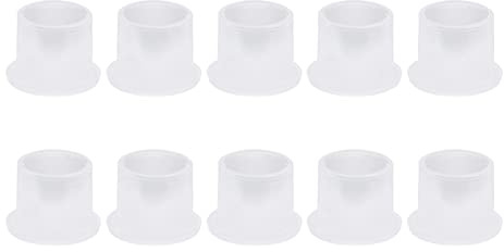 1000 Pcs Tasses D'encre De Tatouage Transparent En Plastique Couleur Tasses D'encre Tasses Accessoires De Tatouage Petites Tasses De Tatouage avec Base pour Tatouage D'encre