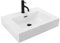 Rea REA-U6021 Bathroom Sink Made of Conglomerate Alison 60-white-REA-U6021, White