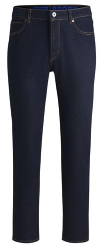 HUGO Hommes Brody Jean Tapered en Denim Stretch Bleu foncé