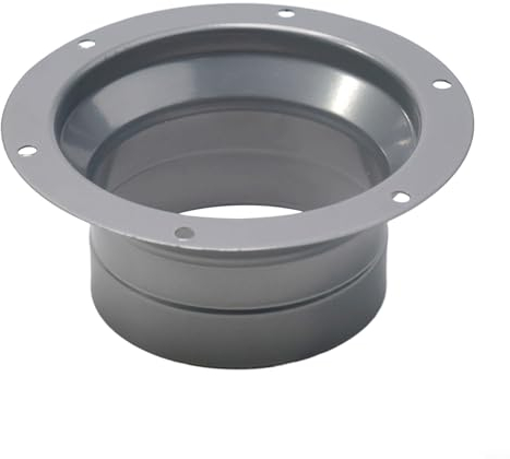 Kältebeständiger Aluminiumrohr-Lüftungsschlauch-Anschluss, anti- und nicht leicht verformt, Schraubmontage für stabile Installation (75 mm)