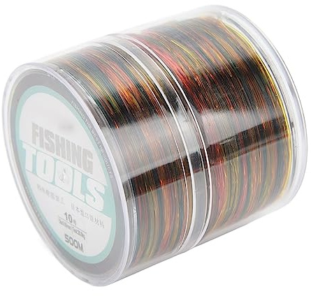 Lenza da Pesca, 0,6 Mm 500 M Nylon Super Resistenza Alla Trazione Alta sensibilità Filo da Pesca Colorato Filo Monofilamento per la Pesca Lenza