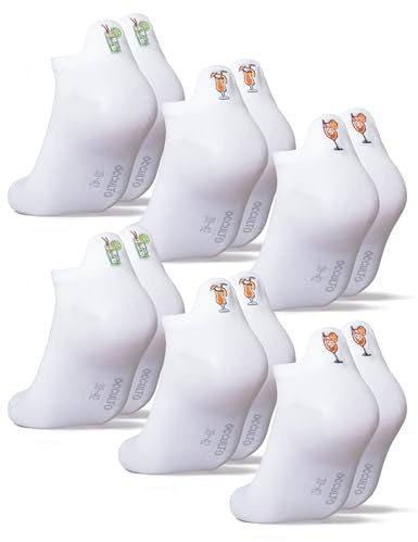 Occulto Damen & Herren Sneaker Socken 3er Pack, 6er Pack (Modell: Luca)