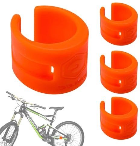 Shurzzesj Gummi-Kettenstrebenschutz, Mountainbike-Kettenschutz, Gummi-Kettenstrebe, Rahmenschutz, Aufkleber für Mountainbikes, Rennräder, Rahmen