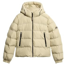 Superdry Damen Sports Steppjacke mit Kapuze