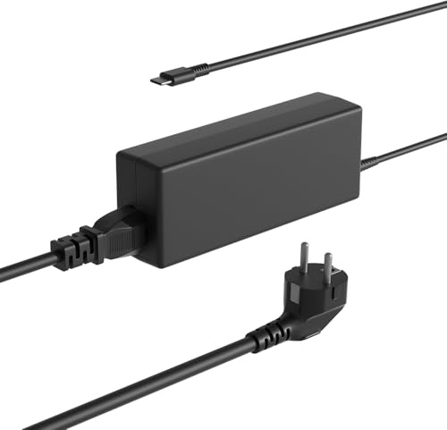 SLRIOYS 65W USB C Caricatore Compatibile Con Lenovo Thinkpad/Ideapad/Yoga/ThinkBook/Chromebook Portatile Sostituzione Universale Alimentatore Rapido Cavo Adattatore ADLX65YDC2A Alimentatore