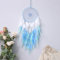 BetterJonny Traumfänger, 60cm Dreamcatcher Blauer Vintage Feder Traumfänger Handgefertigt Dream Catchers im Böhmischen Stil für Wandbehang Wohnkultur Ornamente Handwerk Zimmerdekoration Himmelblau