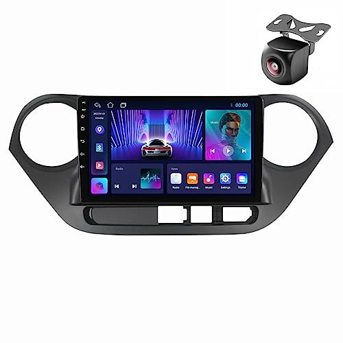 Android 13 Autoradio per Hyundai Grand i10 i 10 2013 2014 2015 2016-2018 2 DIN Stereo Car Tablet Pollici Schermo MP5 Lettore Multimediale Receiver GPS con FM SWC Carplay Auto (M100CP 4core 1+32G)