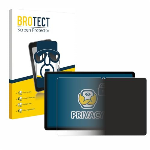 brotect Pellicola Privacy per Samsung Galaxy Tab S9 5G [Anti-Spy, Pellicola Protettiva Chiara, Blue Light Filter]