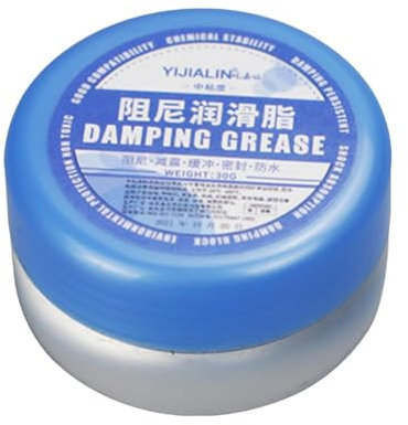 Dämpfungsfett – Hochviskoses Fett, reibungsloser Mechanismusbetrieb | Geräuschreduzierendes Schmiermittel mit langanhaltender Leistung, dämpfendes Fett zur Stoßdämpfung, Pufferdichtung und Geschwindig