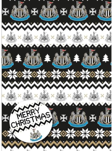 Newcastle United FC Xmas Gift Wrap, Cards, Giftwrap & Giftbags, Gift