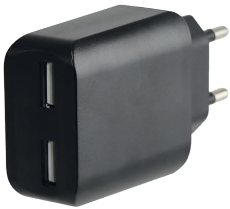 QUATPOWER USB-Lader 2A12, 2-Fach, 2,4 A, schwarz