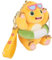 Bkljkf Porte-clés en peluche dragon jaune, porte-clés dragon en peluche | Porte-clés animaux doux - Décoration de maison mignonne, porte-clés animal en peluche portable pour salon, chambre à coucher,