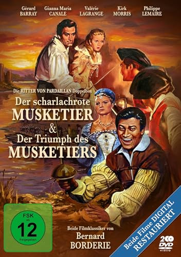 Die Ritter von Pardaillan Doppelbox: 1. Der scharlachrote Musketier (1962) / 2. Der Triumph des Musketiers (1964) (beide Filme restauriert)