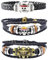 PRBUEHI 3 Stück Herren Lederarmband Anime Verstellbares Armband Bracelet one Piece Schnallenarmband Requisiten und Zubehör für Cosplay, Handgelenkdekoration