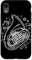 Cartone animato Tuba Ottone Strumento musicale Custodia per iPhone XR