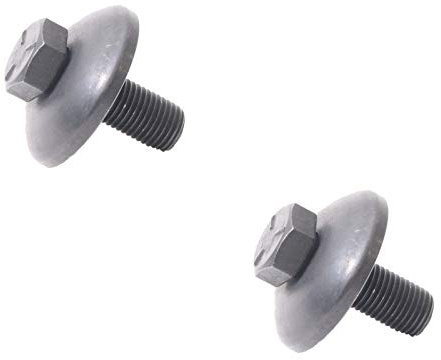 SECURA 2x Vis de lame (fil droite) compatible avec Husqvarna LTH151 96041001903 (2008-01) Tracteur de pelouse