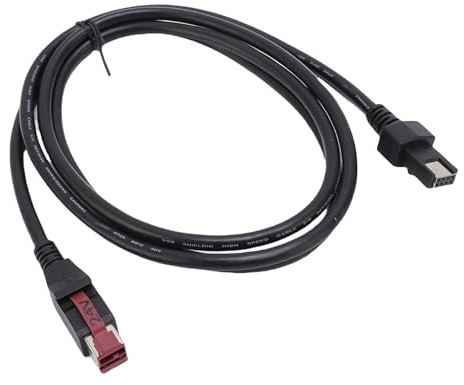 Yechiry Barcode-Scanner-Kabel, USB-Druckerkabel, POS-Terminal-Verbindungsleitung mit PVC-Material, Plug-and-Play für Geräte, PCI-Erweiterungskarte, Scanner